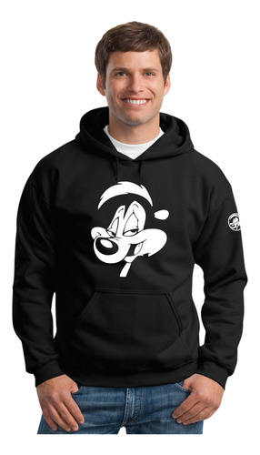 Sudadera Capucha Pepe Le Pew Zorrillo Caricaturas Mod. 01