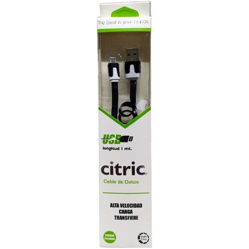 Cable Citric Micro Usb 1 Metro Varios Colores