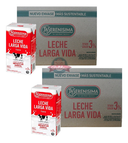 Leche Larga Vida 24x1l La Serenisima