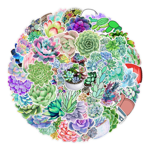 Adesivos Decorativos De Plantas Verdes Em Vasos Para Criança