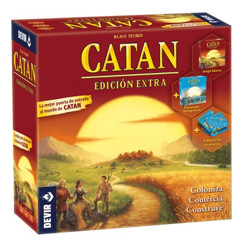 Catan Edicion Extra (basico + Navegantes)