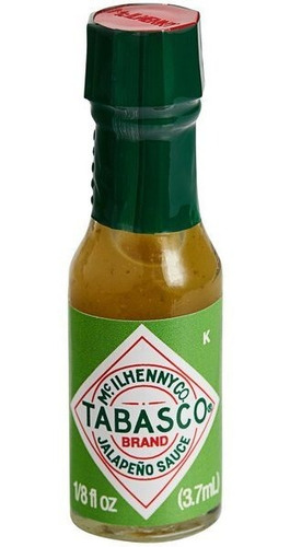 Tabasco Salsa Mini Verde 3.7ml   144pzas