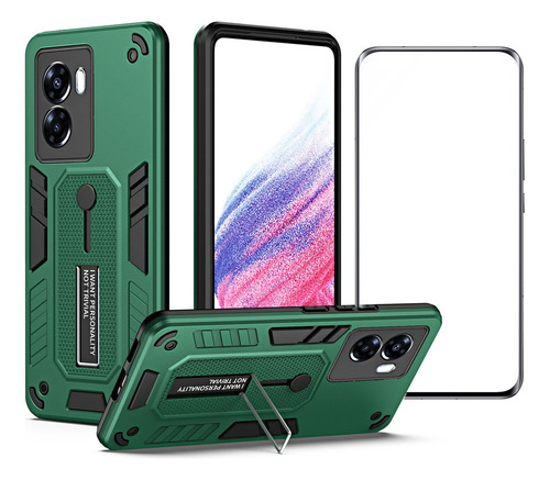 Funda For Oppo A57 4g/a77 4g/a77s Apoyo Tener Vidrio Cine