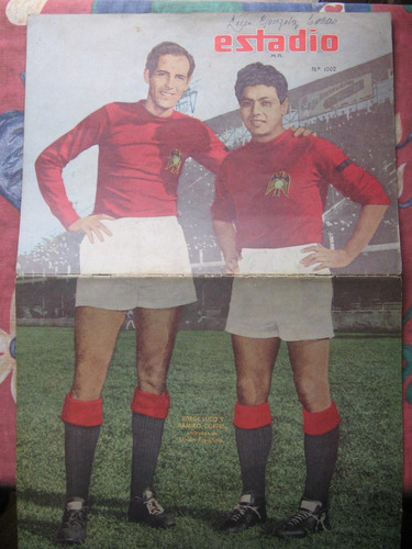 Estadio N° 1002  9 Agosto 1962 Jorge Luco Y Ramiro Cortes