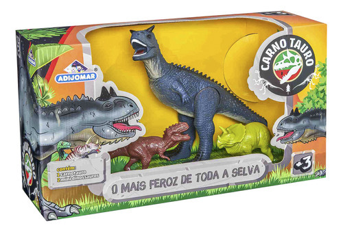 Parque Extreme Park Mini + Dinossauro Rex Carnotauro