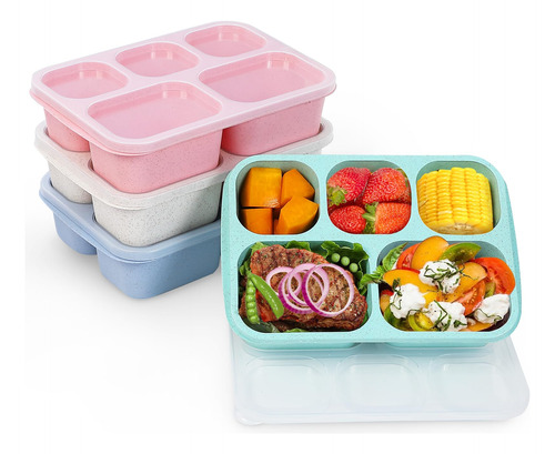 Yephets Bento Caja De Almuerzo,4pcs Prima 5 6t723