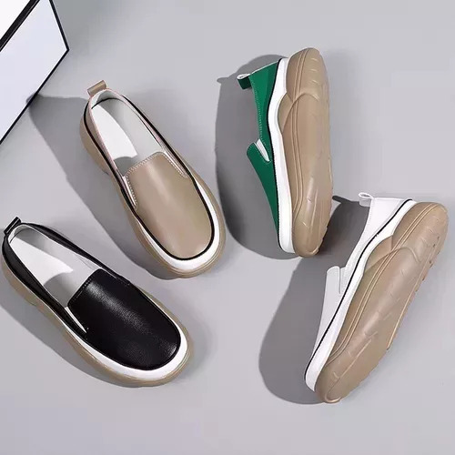 Zapatos Ortopédicos Cómodos De Cuero Suave Para Mujer