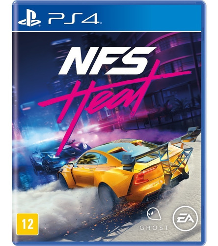 Need For Speed Heat Ps4 Playstation 4 Mídia Física Lacrado 