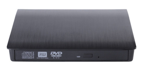 Imagen 3 de 5 de Usb 3.0 Slim Externa Rw Cd Escritor Quemador Lector Dvd Para