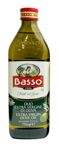 Aceite De Oliva Extra Virgen Basso 750ml