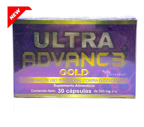 Ultra Advanc3 Gold 30 Cápsulas De 500 Mg Original Gold