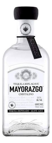 Caja De 12 Tequila Mayorazgo Reposado Cristalino 750 Ml