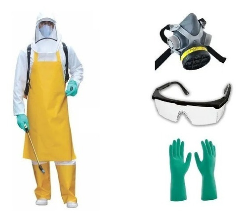 Conjunto Roupa Para Pulverização De Agro Proteção Kit Epi