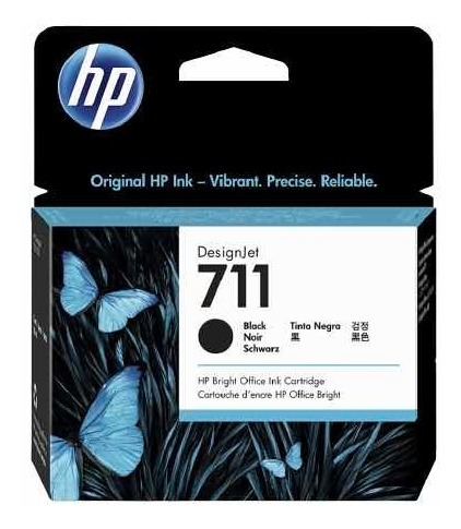 Cartucho Tinta Original Hp 711 Cz133a Negro 80ml T120 T520