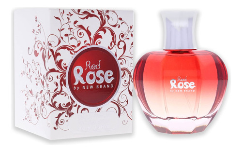 Perfume Red Rose De New Brand 100ml. Para Damas