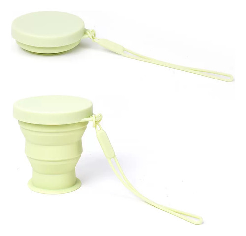 Una Taza De Agua Plegable Para Exteriores De Silicona Apta P