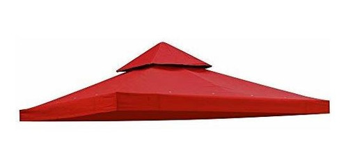 Yescom 117 X117  Toldo Reemplazo Superior Y00397t02 Rojo P