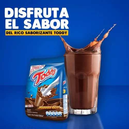 Toddy Cacao En Polvo Original Bebida Leche Chocolatada 180g