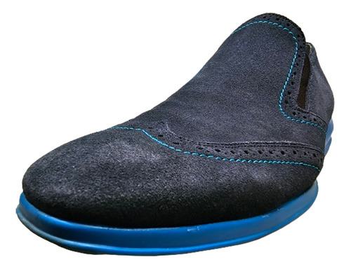 Zapatos Para Hombre 8.5 Brantano Color Azul Con Suela Azul