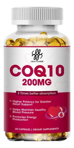 Coenzima Coq10 200 Mg 60 Sofgels