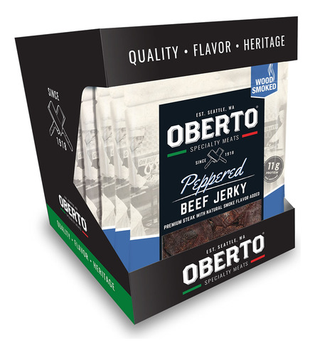 Carne Seca De Res Con Pimienta 76 Gramos Paquete De 8