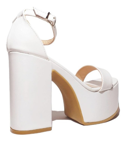 Sandalias Sasha Charol Blanco