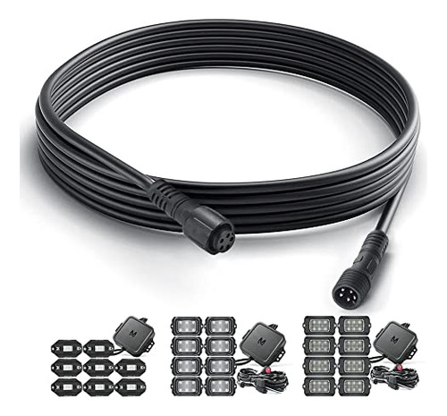 Cable De Extensión De 10 Pies 4 Y 8 Vainas C1 C2 Rgbw ...