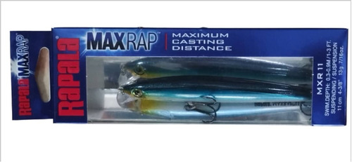 Señuelo Rapala Maxrap Mxr 11  Color Flake Metal Blue Bl