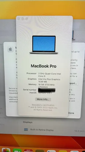 Macbook Pro 13 Apple Intel Core I5 16gb Ram 512gb Ssd Macbook Pro 13 Apple Intel Core I5 16gb Ram 512gb Ssd