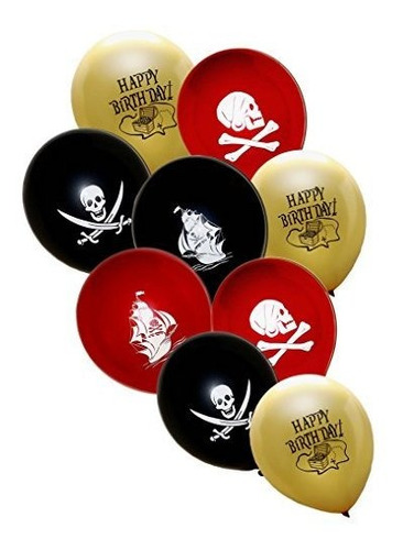 Favores De La Fiesta Pirata De Gypsy Jade: 25 Globos Piratas