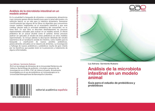 Libro: Análisis De La Microbiota Intestinal En Un Modelo Ani