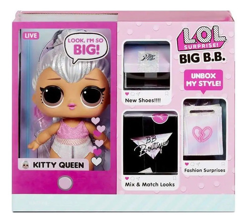 Muñeca Lol Surprise Big Bb Kitty Queen Original