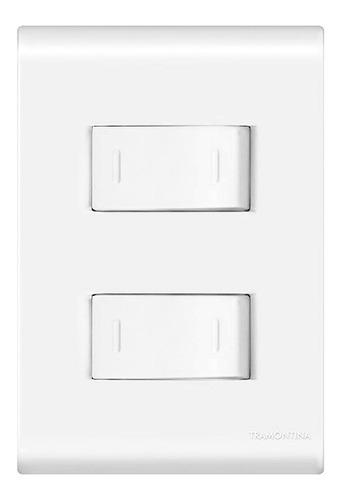 Interruptor Duplo Paralelo Three Way 2 Teclas Tramontina Liz