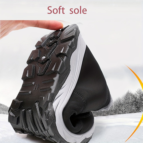 Zapatillas Antideslizantes Impermeables De Invierno Con Forr
