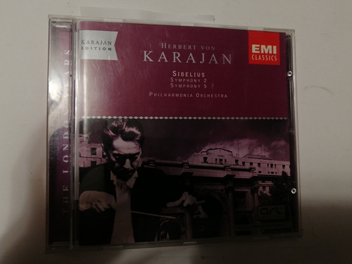 Herbert Von Karajan Sibelius Emin Cd 