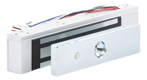 Chapa Magnética 350 Lbs Sensor Estado Accesspro Mag-350s Gris