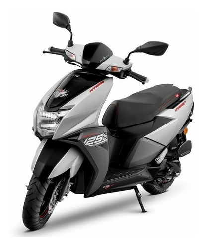 Imagen 5 de 25 de Scooter Automatico Tvs Ntorq 125 Gris Creditos C/ Dni Cuotas