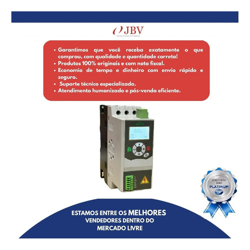 Chave Partida Soft-starter Wce 12a C/ Bypass 220v 380v 440v