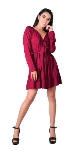 Vestido Casual Mujer Rojo Stfashion 60404625