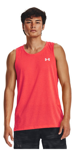 Playera Para Correr Under Armour Streaker Singlet De Hombre Color Rojo Talla Ch