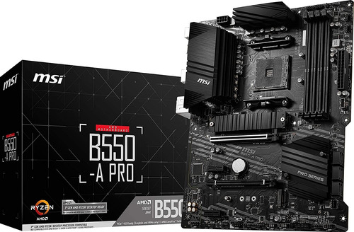 Placa Madre Msi B550-a Pro Proseries, Am4, Ddr4, Pcie 4.0