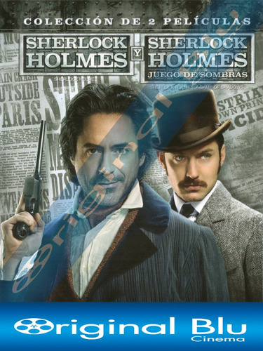 Sherlock Holmes 1 Y 2 : Juego De Sombras - Blu Ray Original