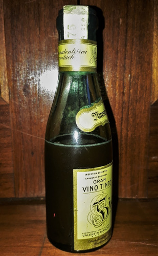 Botellita Miniatura Nuestro Borgoña Tinto Superfino Bianchi (Usado)