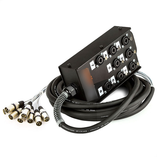 Medusa 8 Vias Com Conectores Combo - Cirilo Cabos 5 Mt