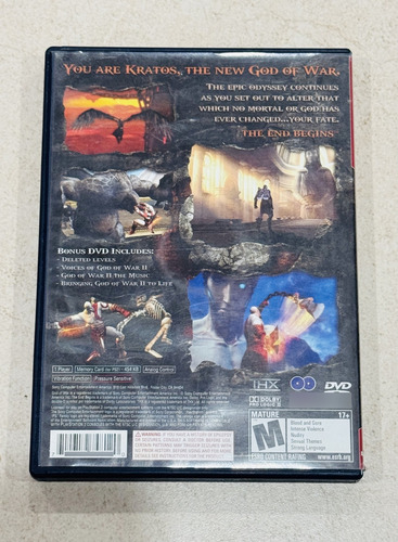 God Of War Ii - Edición Estándar (ps2, Físico) (Usado)