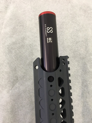 Imagem 7 de 7 de Supressor Silenciador Fake Para Airsoft - 115mm Full Metal