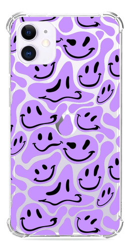 Capa Capinha Emoji Abstrato Lilás