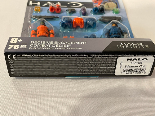 Halo Mega Construx Duelo Combate Decisivo 76pz Modelo Hkt16 (Usado)
