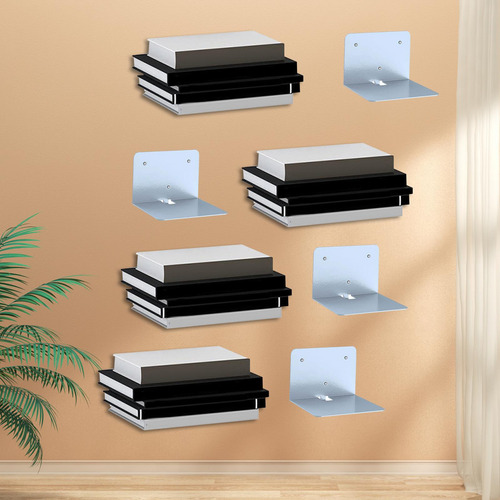 Estantería Flotante Invisible Organizador De Libros