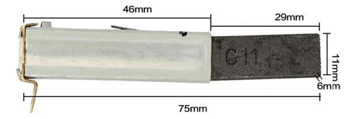 Cepillo De Motor De Carbón Para Aspiradora, 2 Uds., Para